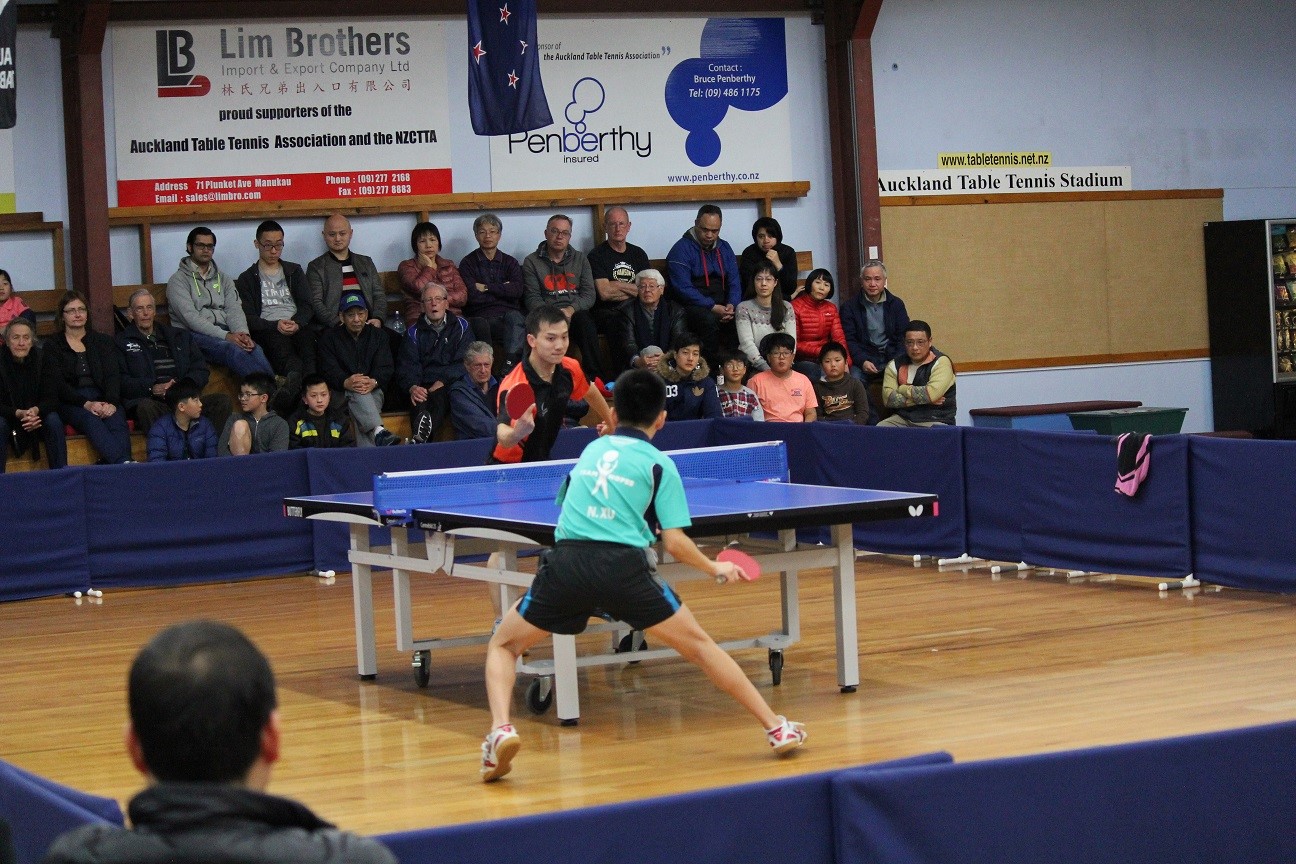Auckland Table Tennis Association 2017 AUCKLAND OPEN FINALS SESSION